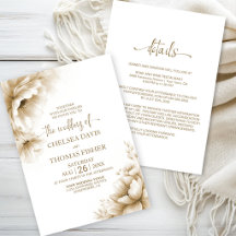 Tudo em Um Casamento Rústico com Floral Neutro