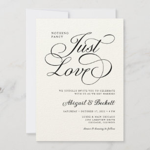Convites Tudo Em Um Casamento Simples e Cheio de Amor