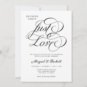 Convites Tudo Em Um Casamento Simples e Cheio de Amor