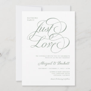 Convites Tudo Em Um Casamento Simples e Cheio de Amor