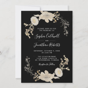 Convites Tudo em Um Elegante Estilo Vintage Floral Casament