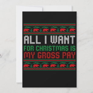 Convites Tudo Que Eu Quero Para O Natal É Meu Salário Bruto