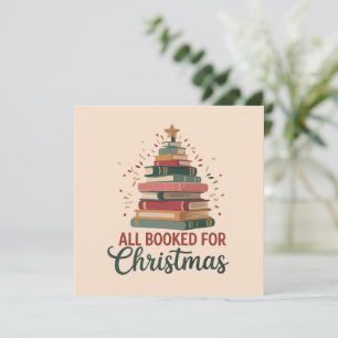 Convites Tudo reservado para o Natal Livro Árvore Natal Pro