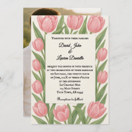 Convites Tulip Together Photo Wedding Invitation