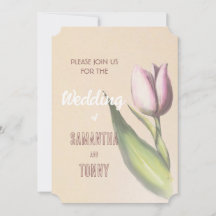 Tulipa Elegante Amarelo e Rosa | Casamento Românti