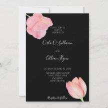 Tulipa Rosa Elegante - casamento moderno minimalis