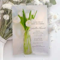 Tulipas Brancas no Casamento de Mola de Leite