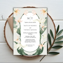 Tulipas Florais Botânicas Aquarela Vintage Casamen