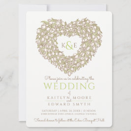 Convites Tulipas primavera de creme atraindo casamento de c