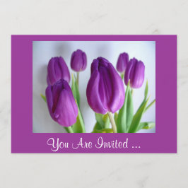Convites Tulipas Roxas