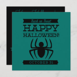 Convites Tupografia retro Halloween