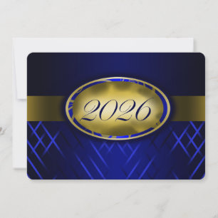 Convites Turma Blue and Gold de 2026