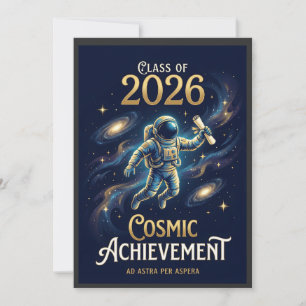 Convites Turma de 2026 Conquista Cósmica de Graduação
