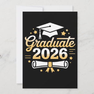 Convites Turma De 2026 Graduada Graduação 26 Família Orgulh