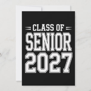 Convites Turma de Formandos de 2027 Graduação Orgulhoso Gra