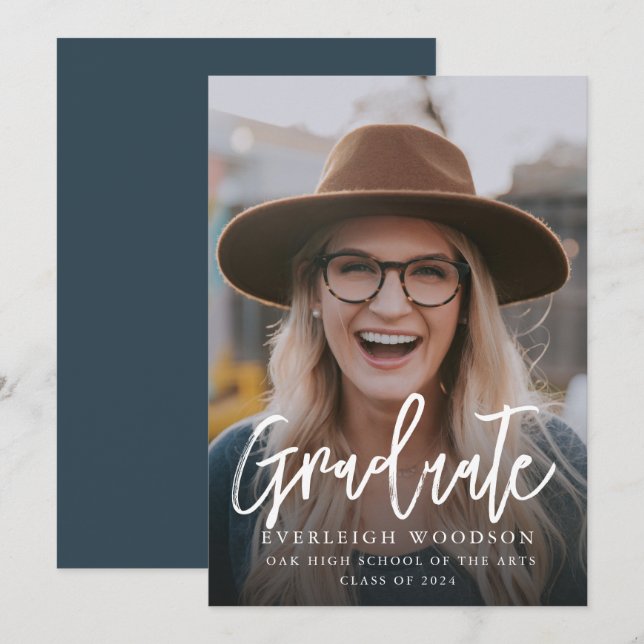 Convites Turma de Formatura Simples 2024 (Frente/Verso)