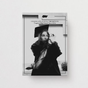 Convites Turma de Foto de Graduação de Capa de Graduado Mod