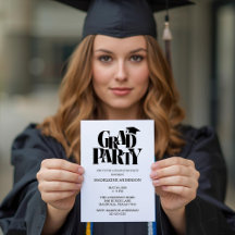 Turma Retrô de Formatura Concluída Preto