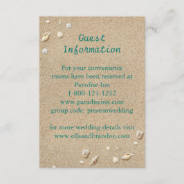 Convites Turquoise Beach Sandy Toes Salty Kisses Enclosure