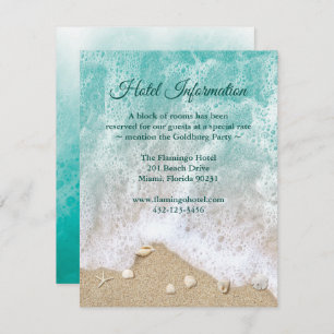 Convites Turquoise Beach Waves Bat Mitzvah Hotel Info