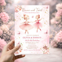 Tutu de Bailarina Rosa para Irmãs Festa