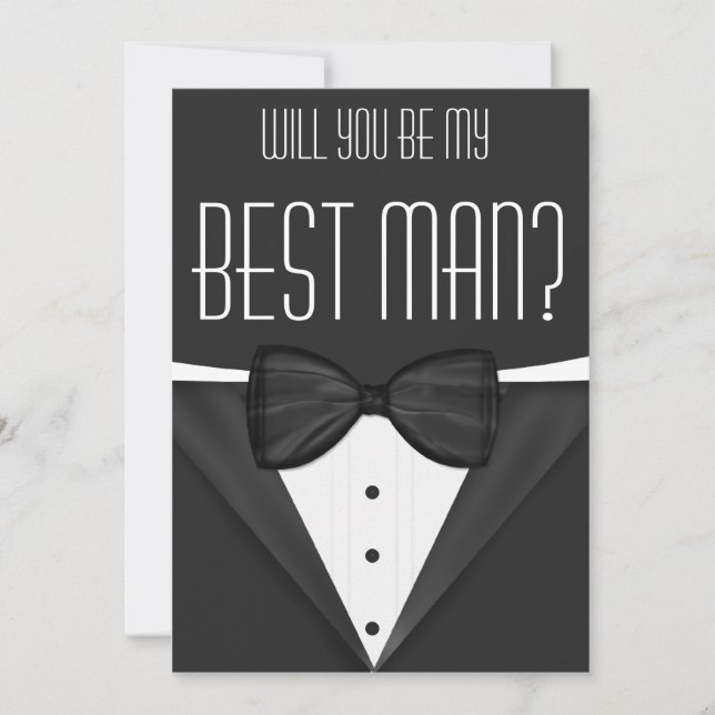 Convites Tuxedo Será Meu Melhor Casamento De Homem (Frente)
