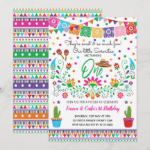 Twin Girls Fiesta - primeiro aniversario