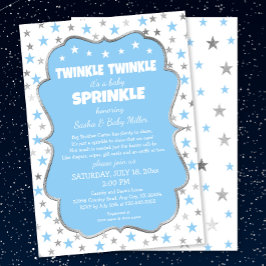 Convites Twinkle Stars Baby Sprinkle