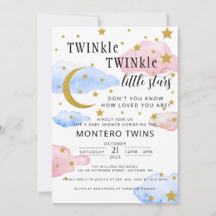 Convites TWINkle TWINkle Pequeno Partido de Revolução de Gê