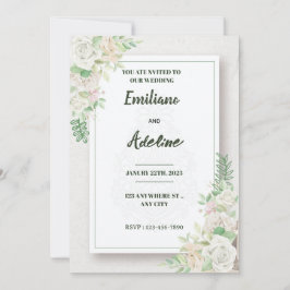 Convites Two Hearts, One Love