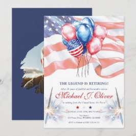 Convites U.S. Military Retirement Invitation
