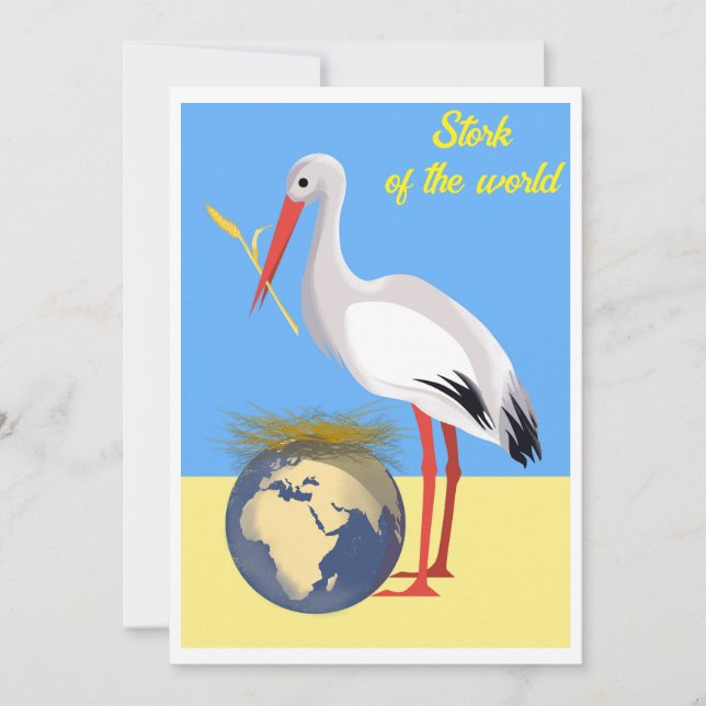 Convites Ucrânia "amarelo azul" paz colorido (Frente)