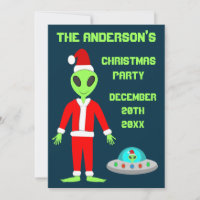 UFO Ho Pai alienígena Natal Personalizado
