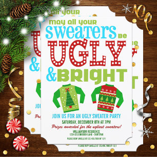 Convites Ugly 'n Bright Christmas Sweater