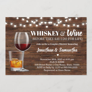Convites Uísque russo e vinho antes de eu fazer chá casal