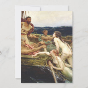 Convites Ulisses E Os Sirens - Herbert James Draper 1909