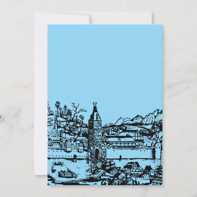 Convites Ulm cidade em Baden-Württemberg na Alemanha (Frente)