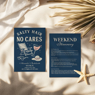 Convites Última Bachelorette de Brinde Costeira
