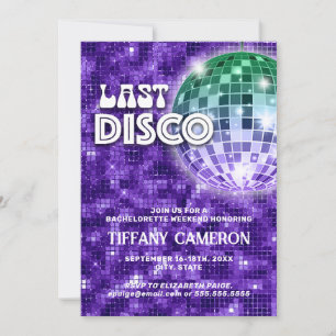 Convites Última Despedida de Solteira Disco