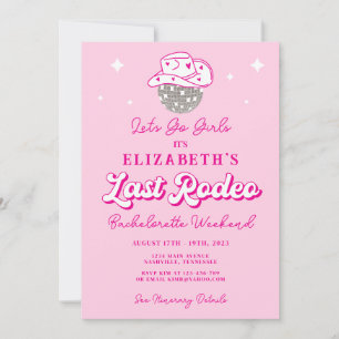 Convites Última Festa de solteira do Rodeio