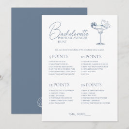 Convites Última Toast Bachelorette Game Scavenger Hunt