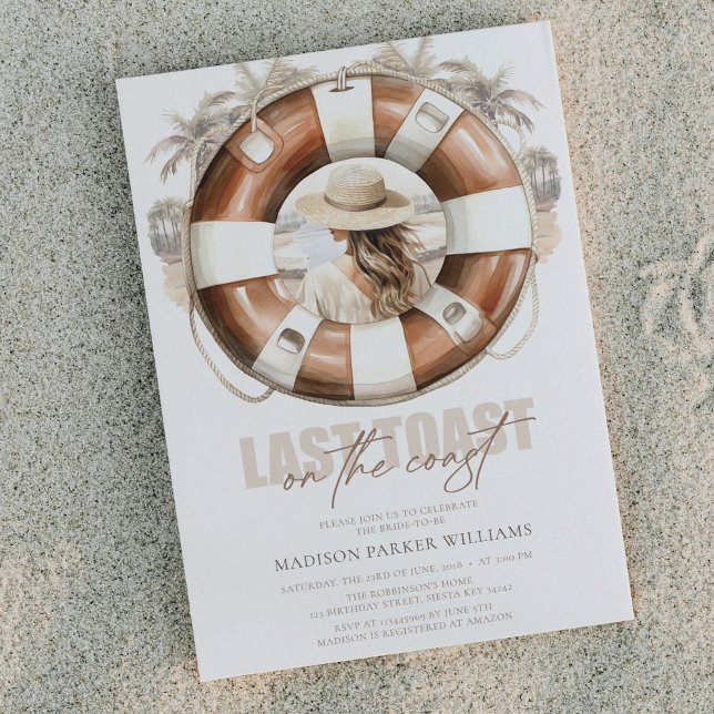 Convites Última torrada na praia (Criador carregado)