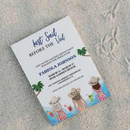 Convites Última vela antes da Festa de solteira de véu