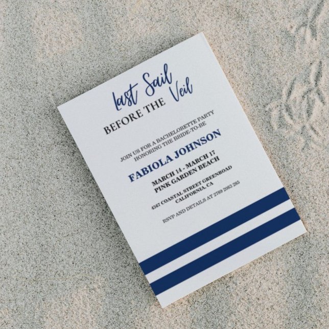 Convites Última vela antes da Festa de solteira de véu (Criador carregado)