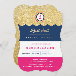 Convites Última Vela Antes Da Festa de solteira Do Véu