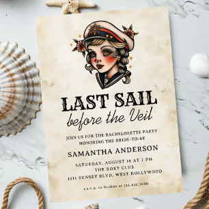 Convites Última Vela Antes da Festa de solteira Retroativa 