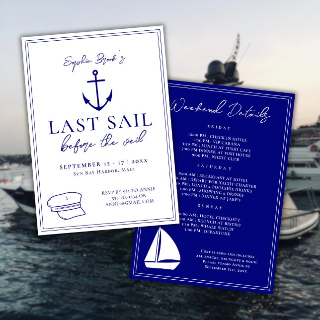 Convites Última Vela Antes Do Fim De Semana Da Bachelorette (Criador carregado)