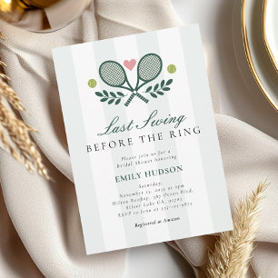 Convites Último balanço antes do Chá de panela Tênis do toq