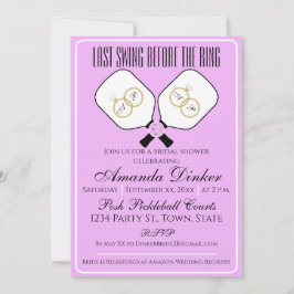 Convites Último Balanço Antes do Jogo Pickleball