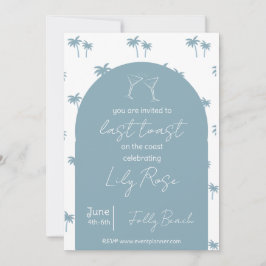 Convites Último Brinde Na Bachelorette Costeira